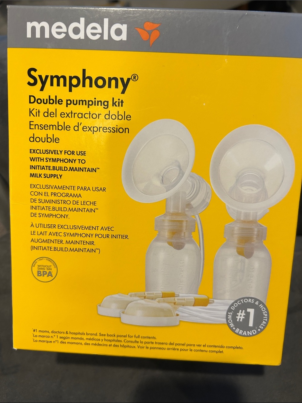 Medela Symphony Double Pumping Kit - NEW SEALED 68099-06